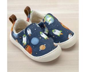 Pololo Lauflernsneaker "Chico" aus Seaqual Yarn mit Baumwoll-Futter, Größen 20-27 Planeten 23
