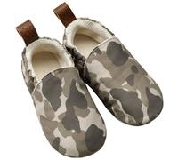 Pololo Schlüpf- Hausschuhe aus Seaqual Yarn, Futter aus Baumwolle (organic) vegan, Größen 18/19 - 26/27 Camouflage 18/19