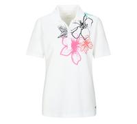 Poloshirt, 1/2 Arm,Blumendruck 42