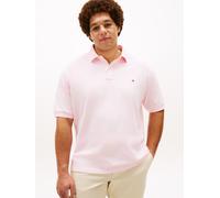 Poloshirt "1985 - REGULAR", Herren, Gr. 3XL, pink, Jersey, Obermaterial: 96% Baumwolle, 4% Elasthan, TOMMY HILFIGER BIG & TALL, unifarben, regular fit hüftlang, Rundhals, eingesetzt Flachstrickbündche