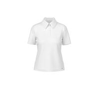 Marc Cain Additions - Poloshirt aus Baumwollstretch white - Gr. - 42