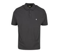 Poloshirt 883POLICE "883 Police NEPTUNES POLOS", Herren, Gr. L, grau (dusty grau), 50% Baumwolle, 45% Modal, 5% Elasthan, bedruckt, normal, amerikanischer Ausschnitt, Shirts (30111353-L) dusty grau