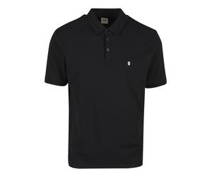 Poloshirt 883POLICE "883 Police NEPTUNES POLOS", Herren, Gr. XL, schwarz, 50% Baumwolle, 45% Modal, 5% Elasthan, bedruckt, normal, amerikanischer Ausschnitt, Shirts (66267365-XL) schwarz