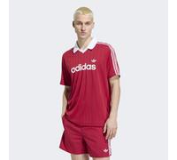 Poloshirt ADIDAS ORIGINALS "PINSTR JSY", Herren, Gr. S, team victory rot, weiß, Obermaterial: 100% Polyester, Shirts (31012641-S) team victory rot, weiß