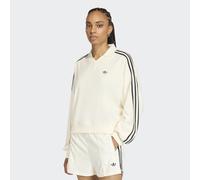 Adidas TRACK TOP V NECK women Track Jackets white in Größe:L