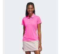 Poloshirt ADIDAS PERFORMANCE "SOLID PERFORMANCE SLEEVE FÜR DAMEN", Damen, Gr. S, rosa (solar pink), Obermaterial: 100% Polyester, Shirts, mit Druckknopfverschluss, aus Polyester, leichtes Pikeemateria