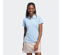 Poloshirt ADIDAS PERFORMANCE "SOLID PERFORMANCE SLEEVE FÜR DAMEN", Damen, Gr. XS, transparent (clear sky), Obermaterial: 100% Polyester, Shirts, mit Druckknopfverschluss, aus Polyester, leichtes Pikee