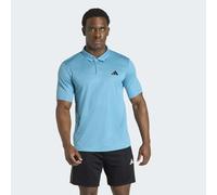 Poloshirt ADIDAS PERFORMANCE "WORKOUT ESSENTIALS BASE", Herren, Gr. S, preloved blau, Obermaterial: 100% Polyester, Shirts (21443426-S) preloved blau
