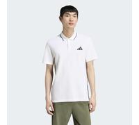 Poloshirt ADIDAS SPORTSWEAR "ESSENTIALS 3-STREIFEN PIKEE", Herren, Gr. XL, weiß, schwarz, Obermaterial: 100% Baumwolle, Shirts (12010608-XL) weiß, schwarz