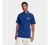 adidas Essentials Piqué 3 Stripes Poloshirt knallblau - S