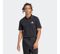 Poloshirt ADIDAS SPORTSWEAR "M SL PQ PS", Herren, Gr. 3XL, schwarz-weiß (schwarz, weiß), Obermaterial: 100% Baumwolle, Shirts (85462461-XXXL) schwarz, weiß