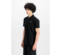Poloshirt ALPHA INDUSTRIES "X-Fit Polo", Herren, Gr. L, schwarz, Obermaterial: 95% Baumwolle, 5% Elastan, Shirts (44469723-L) schwarz