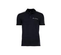 AX ARMANI EXCHANGE Herren Poloshirt - T-Shirt, Logo, einfarbig, Baumwolle Marine L