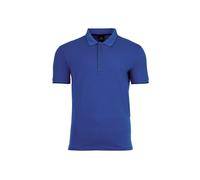 AX ARMANI EXCHANGE Herren Poloshirt - Hidden Buttons, Cotton Stretch Mazarine Blue L
