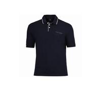 Poloshirt ARMANI EXCHANGE "Poloshirt POLO SHIRT 1er Pack", Damen, Gr. M, blau (dunkelblau), Obermaterial: 95% Baumwolle CO. 5% Elasthan EL., Shirts (81110321-M) dunkelblau