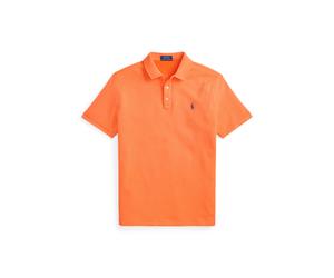 Poloshirt aus French-Terry M Orange