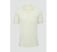 Poloshirt aus zweifarbigem Piqué mit Brusttasche M gelb 2163492.12W2.M