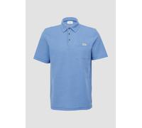 Poloshirt aus zweifarbigem Waffelpiqué mit Brusttasche 3XL blau 2164772.5510.3XL