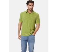 Poloshirt BABISTA "Poloshirt KORLIN", Herren, Gr. 3XL, grün (grün melange), Obermaterial: 85% Baumwolle CO. 15% Polyester COOLMAX PES(Coolmax)., Shirts (27666248-XXXL) grün melange