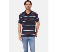 Poloshirt BABISTA "Poloshirt NARLAN", Herren, Gr. L, blau (dunkelblau gestreift), Obermaterial: 100% Baumwolle CO., Shirts (38490322-L) dunkelblau gestreift