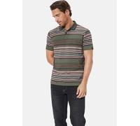 Poloshirt BABISTA "Poloshirt NARMON", Herren, Gr. 3XL, grün (khaki gestreift), Obermaterial: 62% Baumwolle CO. 38% Polyester COOLMAX PES(Coolmax)., Shirts (89226150-XXXL) khaki gestreift