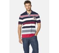 Poloshirt BABISTA "Poloshirt POTORONTI", Herren, Gr. XL, blau (blau gestreift), Obermaterial: 100% Baumwolle CO., casual, regular fit normal, ohne Ausschnitt, Shirts (58777246-XL) blau gestreift