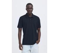 Poloshirt BLEND "BHABDO POLO S/S", Herren, Gr. XXL, schwarz (salute), Jersey, Obermaterial: 100% Baumwolle, unifarben, regular fit, Shirts (58192653-XXL) salute