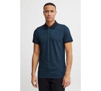Poloshirt BLEND "BHAlfredo", Herren, Gr. XXL, delft, Web, 70% Baumwolle, 30% Polyester, meliert, regular fit normal, V-Ausschnitt, Shirts, Klassisches Polo-Shirt (70278607-XXL) delft