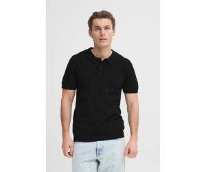 Poloshirt BLEND "BHBRAY KNIT POLO", Herren, Gr. S, schwarz beauty, Strick, Obermaterial: 100% Baumwolle, unifarben, regular fit, Shirts (53215244-S) schwarz beauty