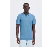 Poloshirt BLEND "BHBray Polo", Herren, Gr. 3XL, copen blau, Feinstrick, 100% Baumwolle, unifarben, Basic, normal normal, ohne Ausschnitt, Rippbündchen, Shirts, Modisches Polo-Shirt (31250913-XXXL) cop