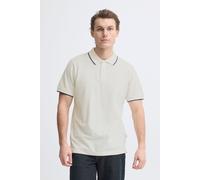 Poloshirt BLEND "BHEdin", Herren, Gr. XL, snow weiß, Piqué, 100% Baumwolle, unifarben, Basic, normal normal, ohne Ausschnitt, gerader Abschluss, Shirts, Klassisches Polo-Shirt mit kurzer Knopfleiste (