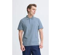Poloshirt BLEND "BHEdin", Herren, Gr. L, faded denim, Piqué, 100% Baumwolle, unifarben, Basic, normal normal, ohne Ausschnitt, gerader Abschluss, Shirts, Klassisches Polo-Shirt mit kurzer Knopfleiste 