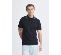 Poloshirt BLEND "BHEdin", Herren, Gr. XL, schwarz beauty, Piqué, 100% Baumwolle, unifarben, Basic, normal normal, ohne Ausschnitt, gerader Abschluss, Shirts, Klassisches Polo-Shirt mit kurzer Knopflei