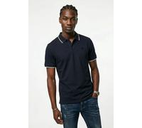 Poloshirt BLEND "BHEDIN POLO S/S", Herren, Gr. 3XL, schwarz beauty, Jersey, Obermaterial: 100% Baumwolle, unifarben, regular fit normal, ohne Ausschnitt, Shirts (71371216-XXXL) schwarz beauty