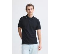 Poloshirt BLEND "BHEDIN POLO S/S", Herren, Gr. M, blau (schwarz beauty), Jersey, Obermaterial: 100% Baumwolle, unifarben, regular fit normal, ohne Ausschnitt, Shirts, mit Polokragen, aus Baumwolle und