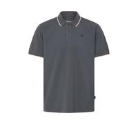 Poloshirt BLEND "BHEDIN POLO S/S", Herren, Gr. M, iron gate, Jersey, Obermaterial: 100% Baumwolle, unifarben, regular fit normal, ohne Ausschnitt, Shirts Poloshirt (10847317-M)