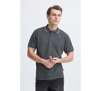 Poloshirt BLEND "BHEDIN POLO S/S", Herren, Gr. S, grau (iron gate), Jersey, Obermaterial: 100% Baumwolle, unifarben, regular fit normal, ohne Ausschnitt, Shirts, mit Polokragen, aus Baumwolle und Jers