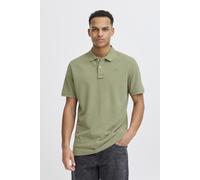 Poloshirt BLEND "BHEfran", Herren, Gr. L, grün (oil grün), Web, 100% Baumwolle, unifarben, Basic, normal normal, ohne Ausschnitt, abgesteppt, Shirts, Klassisches Poloshirt mit Stickerei (88315622-L) o