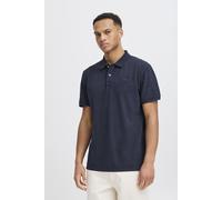 Poloshirt BLEND "BHEfran", Herren, Gr. M, marineblaus, Web, 100% Baumwolle, unifarben, Basic, normal normal, ohne Ausschnitt, abgesteppt, Shirts, Klassisches Poloshirt mit Stickerei (79270331-M) marin
