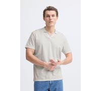 Poloshirt BLEND "BHEskild", Herren, Gr. S, snow weiß, Piqué, 100% Baumwolle, unifarben, Basic, normal normal, V-Ausschnitt, gerader Abschluss, Shirts, Strukturiertes Polo-Hemd (75913606-S) snow weiß