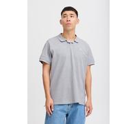 Poloshirt BLEND "BHPolo", Herren, Gr. S, schwarz (stonemixschwarz), Web, 100% Baumwolle, unifarben, regular fit normal, V-Ausschnitt, normaler Saum, Shirts, Klassisches Poloshirt (56099156-S) stonemix