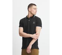Poloshirt BLEND "BHPolo", Herren, Gr. S, schwarz, Web, 95% Baumwolle, 5% Elasthan, unifarben, regular fit normal, V-Ausschnitt, Shirts, Klassisches Polo-Shirt (68051849-S) schwarz