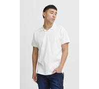 Poloshirt BLEND "BHPolo", Herren, Gr. S, weiß (weißdressblaus), Web, 100% Baumwolle, unifarben, regular fit normal, V-Ausschnitt, normaler Saum, Shirts, Klassisches Poloshirt (58034507-S) weißdressbla