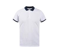 Poloshirt BLEND "Poloshirt BHAlaron", Herren, Gr. M, weiß, Obermaterial: 100% Baumwolle CO., Shirts (58673245-M) weiß