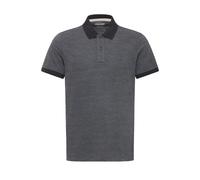 Poloshirt BLEND "BHAlfredo", Herren, Gr. XXL, charcoal mix, Web, 70% Baumwolle, 30% Polyester, meliert, regular fit normal, V-Ausschnitt, Shirts, Klassisches Polo-Shirt (59939907-XXL) charcoal mix