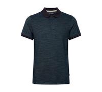 Poloshirt BLEND "BHAlfredo", Herren, Gr. XL, blau (marineblaus), Web, 70% Baumwolle, 30% Polyester, meliert, regular fit normal, V-Ausschnitt, Shirts, Klassisches Polo-Shirt (52260125-XL) marineblaus
