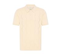 Poloshirt BLEND "Poloshirt BHDuran Knit", Herren, Gr. M, beige (bleached sand), Obermaterial: 100% Baumwolle CO., Shirts (63647015-M) bleached sand