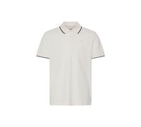 Poloshirt BLEND "Poloshirt BHEdin", Herren, Gr. XL, weiß (snow weiß), Obermaterial: 100% Baumwolle CO., Shirts (10008449-XL) snow weiß