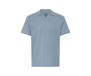 Poloshirt BLEND "Poloshirt BHEskild", Herren, Gr. M, blau (faded denim), Obermaterial: 100% Baumwolle CO., Shirts (90895134-M) faded denim
