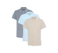Poloshirt BLEND "BHPolo", Herren, Gr. L, marineblauscashmerecrockery, Web, 100% Baumwolle, unifarben, regular fit normal, V-Ausschnitt, normaler Saum, Shirts, Lässiges Poloshirt (43363561-L) marinebla
